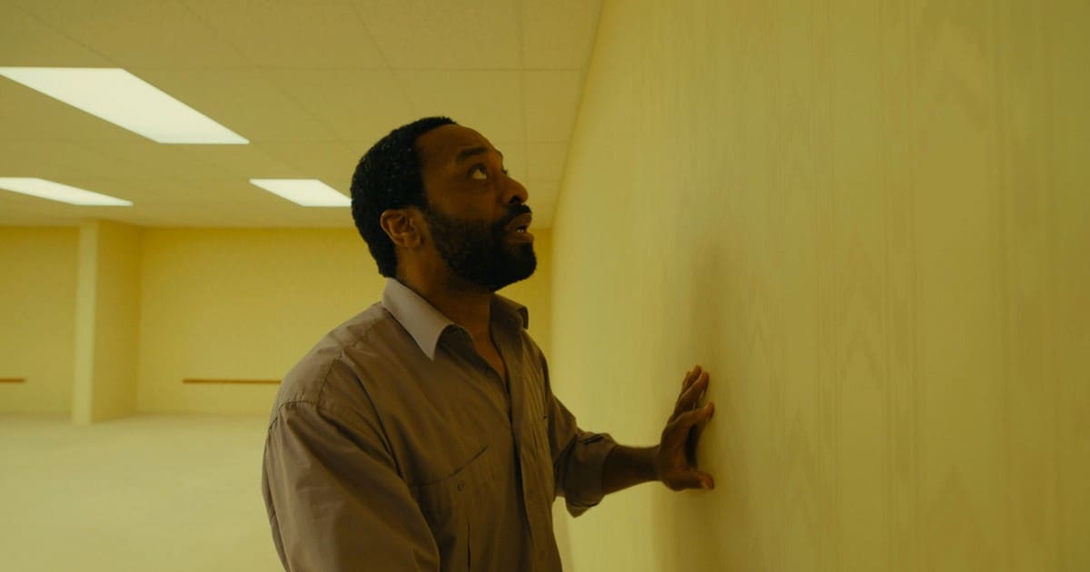 A still from A24's The Backrooms