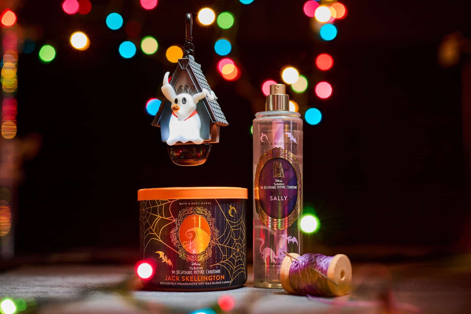 Disney Tim Burton's The Nightmare Before Christmas Bath and Body Works collection