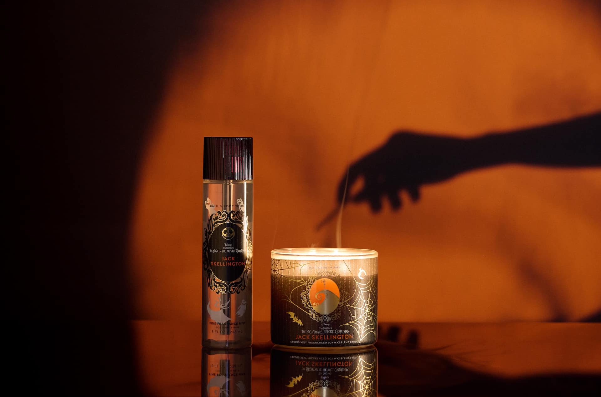Nightmare Before Christmas Bath and Body Works product lineup