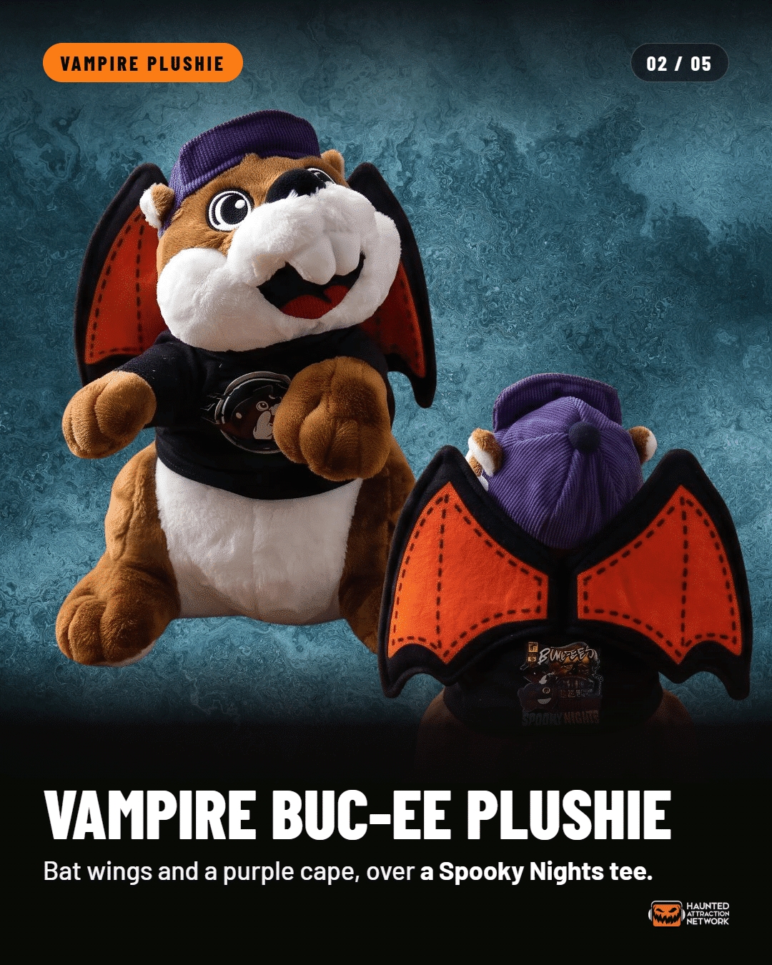 Buc-ee's Halloween 2026 Vampire Buc-ee plushie