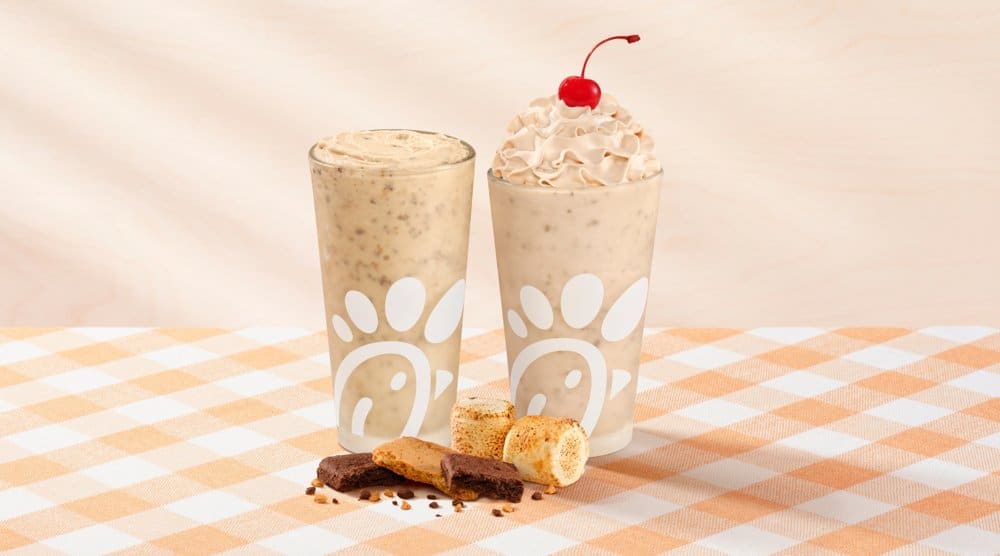 Chick-fil-A S'mores Milkshake and S'mores Frosted Coffee