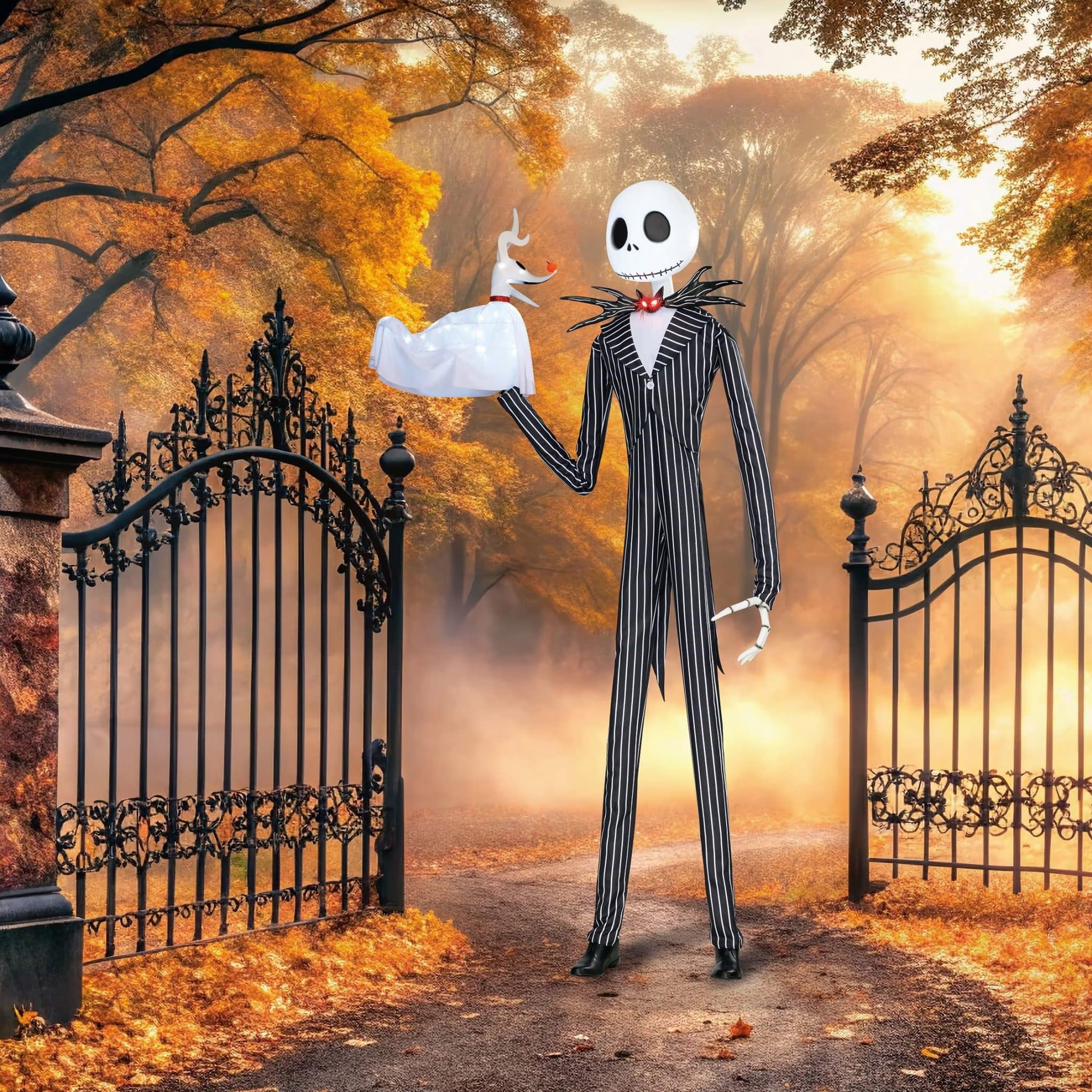 Costco 10-foot Jack Skellington with Lights and Music