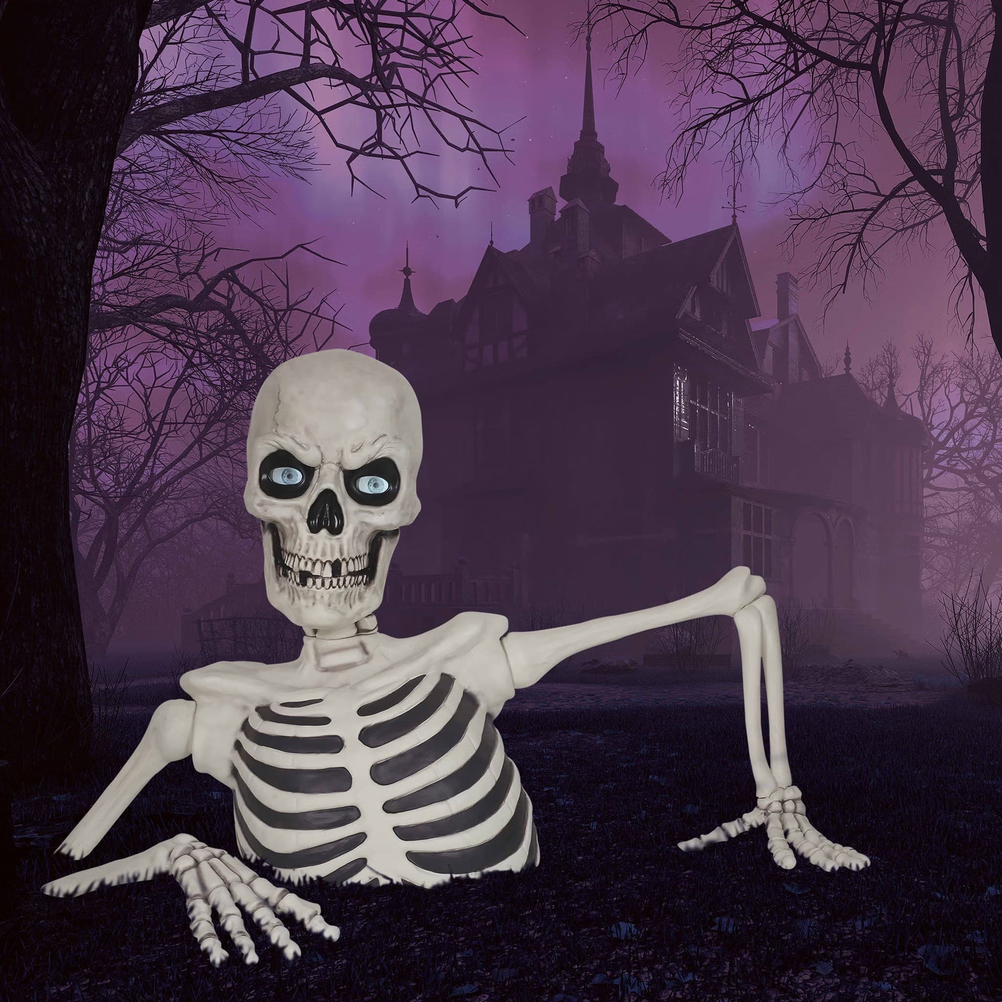 Costco 62-inch Giant Ground Breaking Skeleton