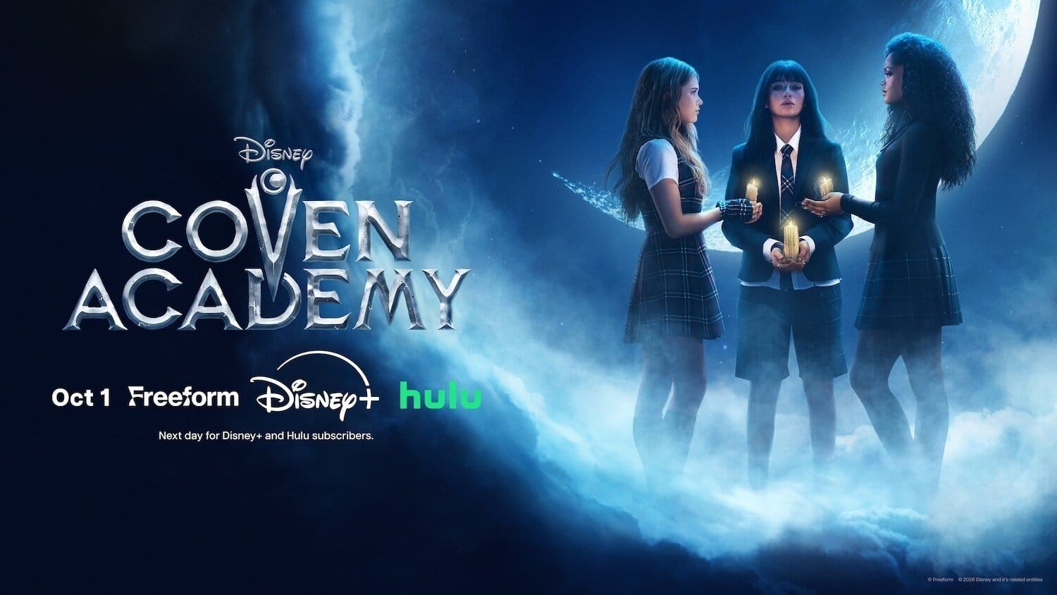 Coven Academy key art, Freeform's witch drama