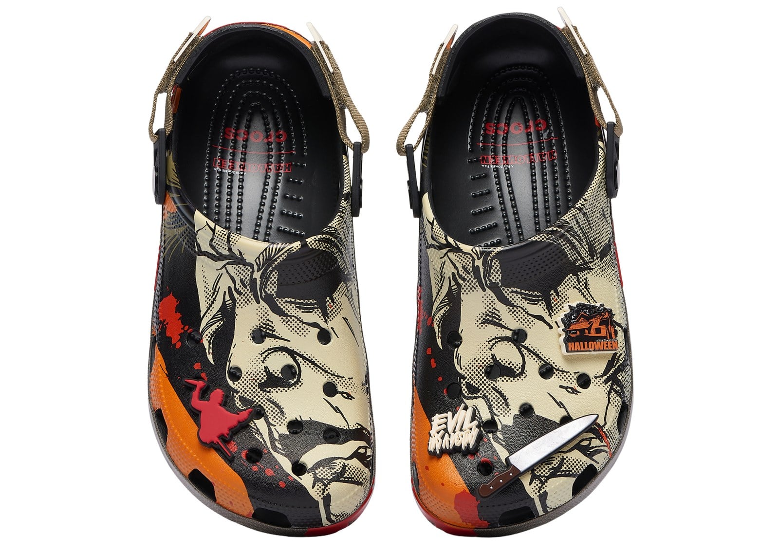 The Michael Myers Crocs Classic Clog from the 2026 Horror Pack