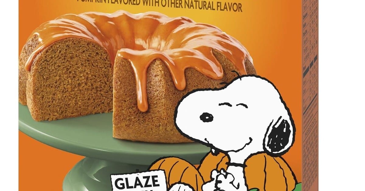 Duncan Hines Peanuts Great Pumpkin Bundt Cake mix