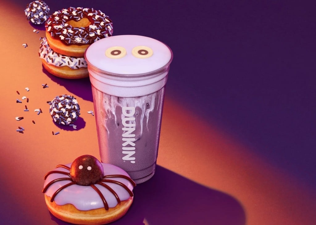 Dunkin Halloween 2026: Spider Donut and Munchkins Bucket