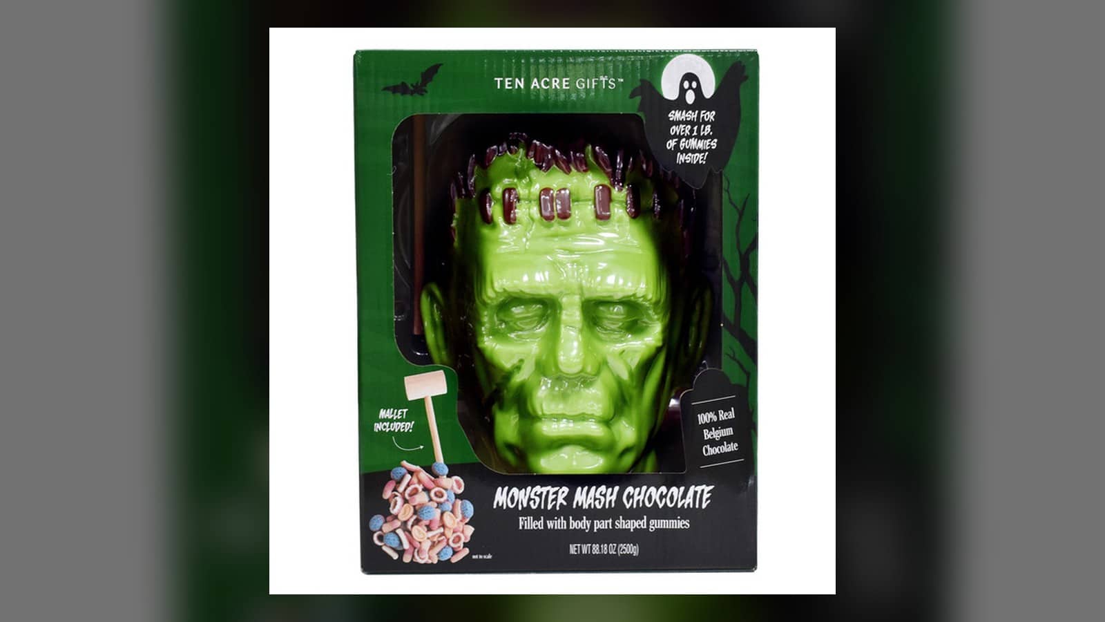 Costco's 5.5-Pound Smashable Monster Mash Chocolate Head