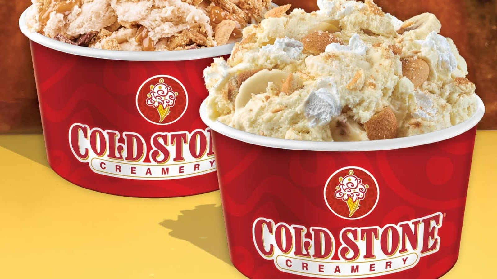 Cold Stone 2026 fall flavors Crumb and Get It and Going Bananas for JELL-O Pudding