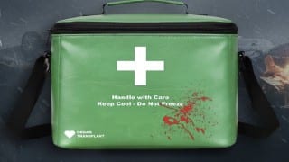 Resident Evil organ transplant popcorn bag sold at AMC, Regal, and Cinemark