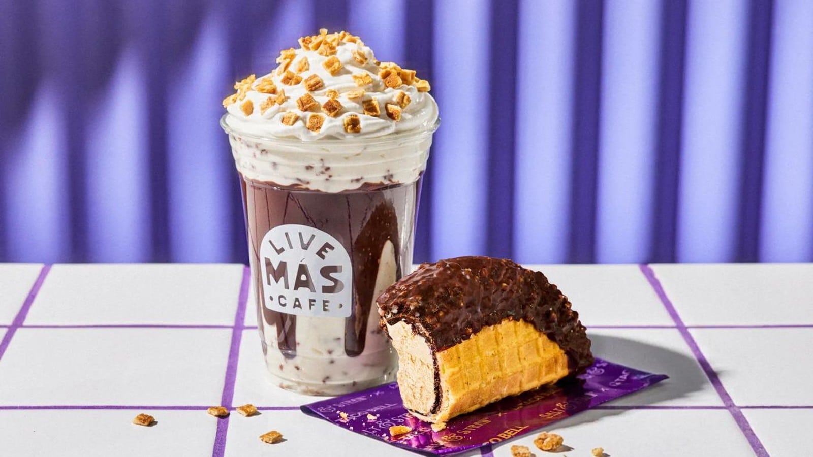 Taco Bell and Salt and Straw Churro Ice Cream Taco