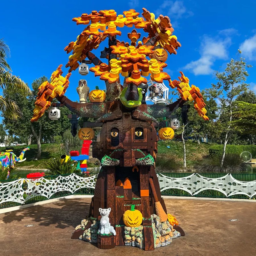 LEGO Halloween Tree at LEGOLAND California Brick-or-Treat 2026