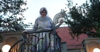 Lady Fermotta, a new Haunted Mansion character at Mickey's Not-So-Scary Halloween Party