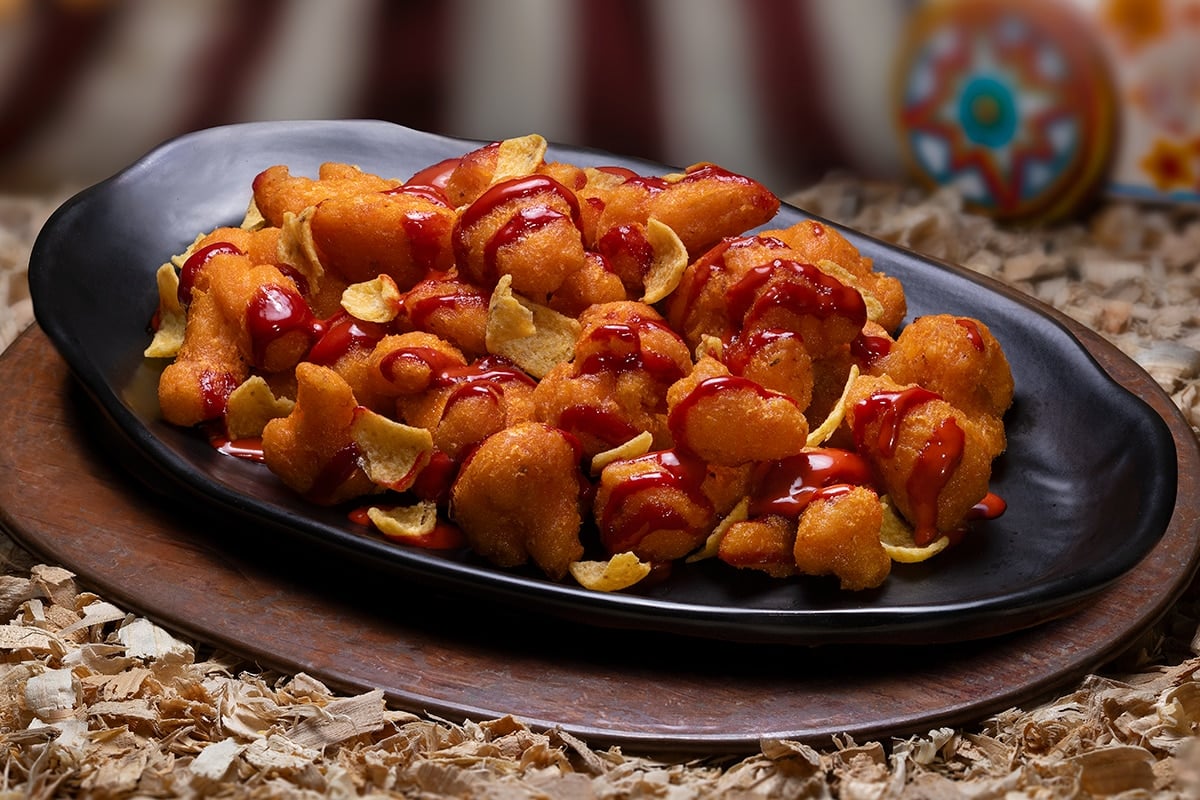 Clown Cafe Cauliflower Bites at Halloween Horror Nights Hollywood