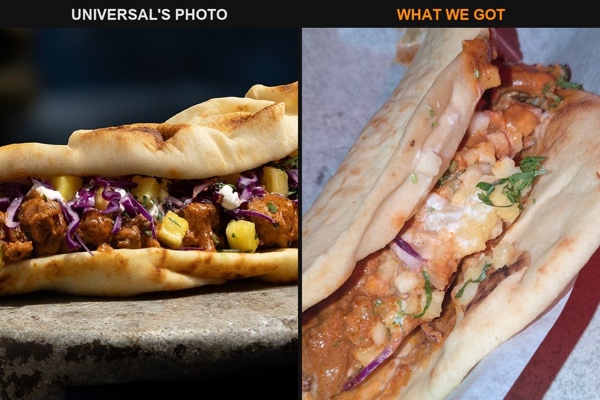 Bark at the Naan, Universal's photo next to HAN's photo