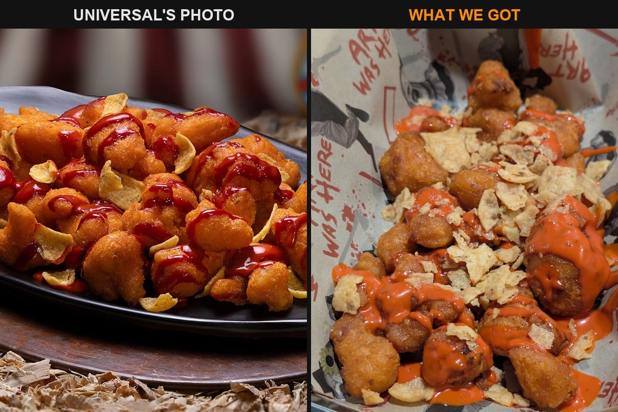 Clown Cafe Cauliflower Bites, Universal's photo next to HAN's photo