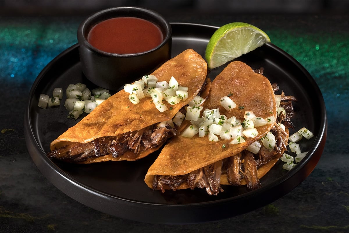 Beef Birria Tacos at Halloween Horror Nights Hollywood