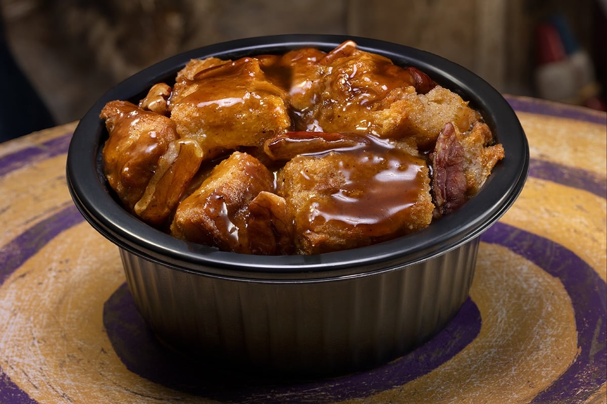 Pecan and Whiskey Bread Pudding at Halloween Horror Nights Hollywood