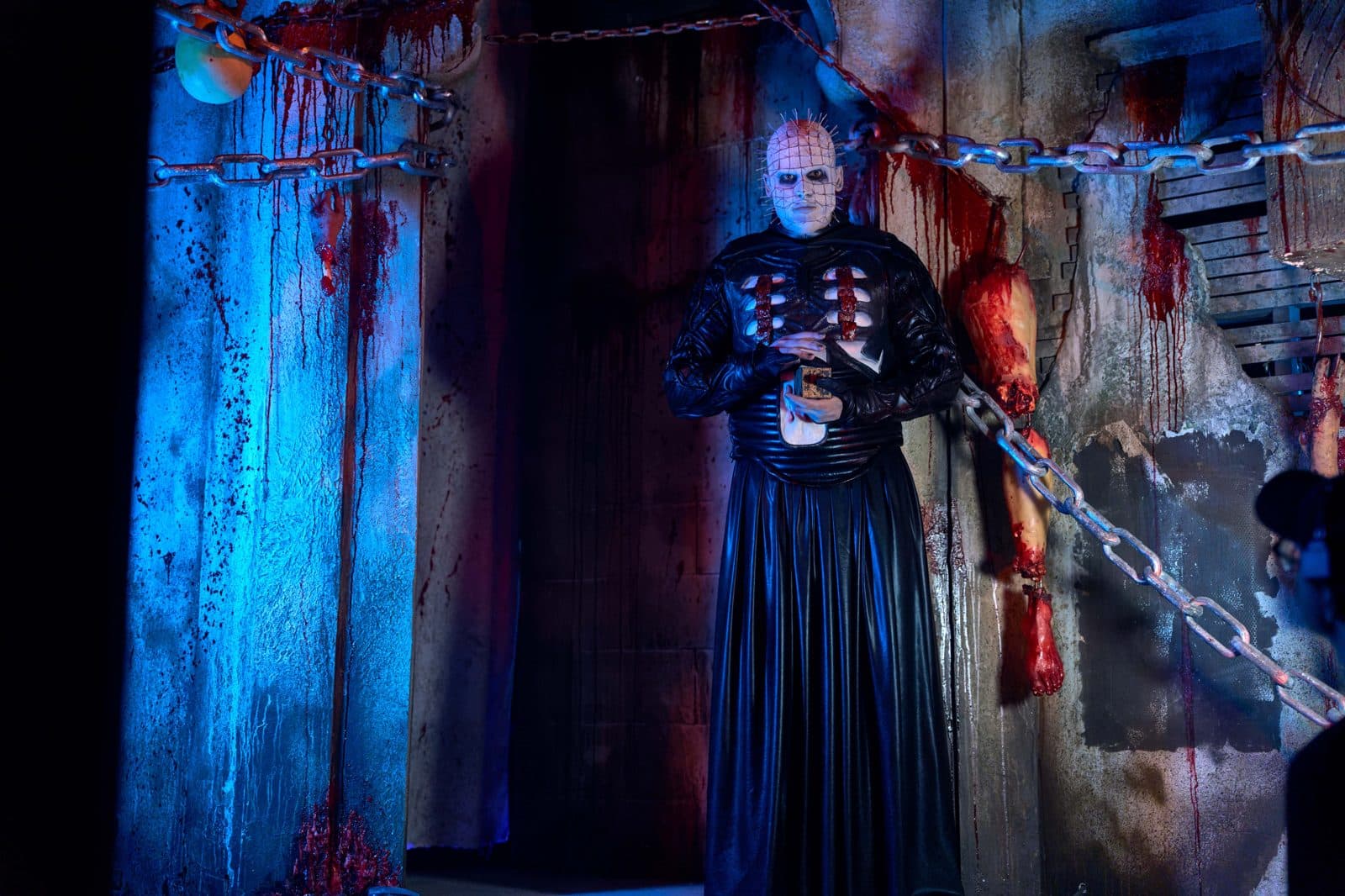 The Hellraiser house at Halloween Horror Nights 35 in Orlando