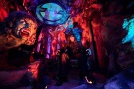 The Ozzy Osbourne: Prince of Darkness house at Halloween Horror Nights 35, the top-ranked maze of 2026
