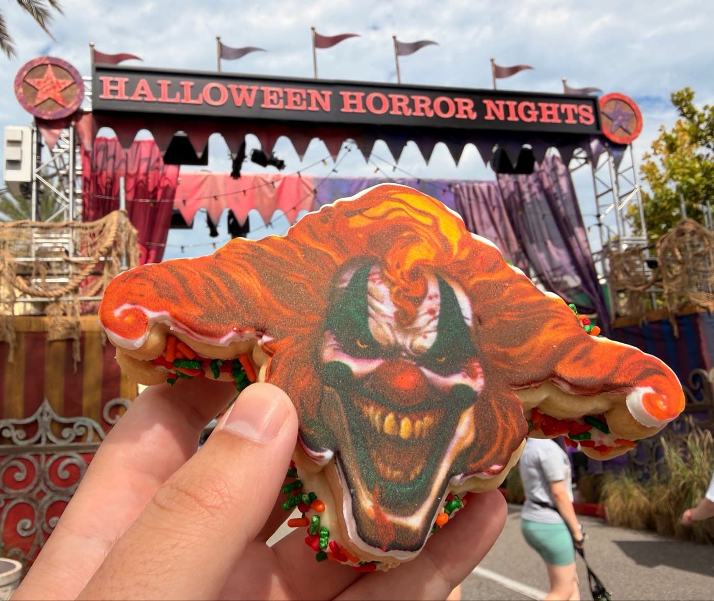 Jack the Clown sugar cookie dessert