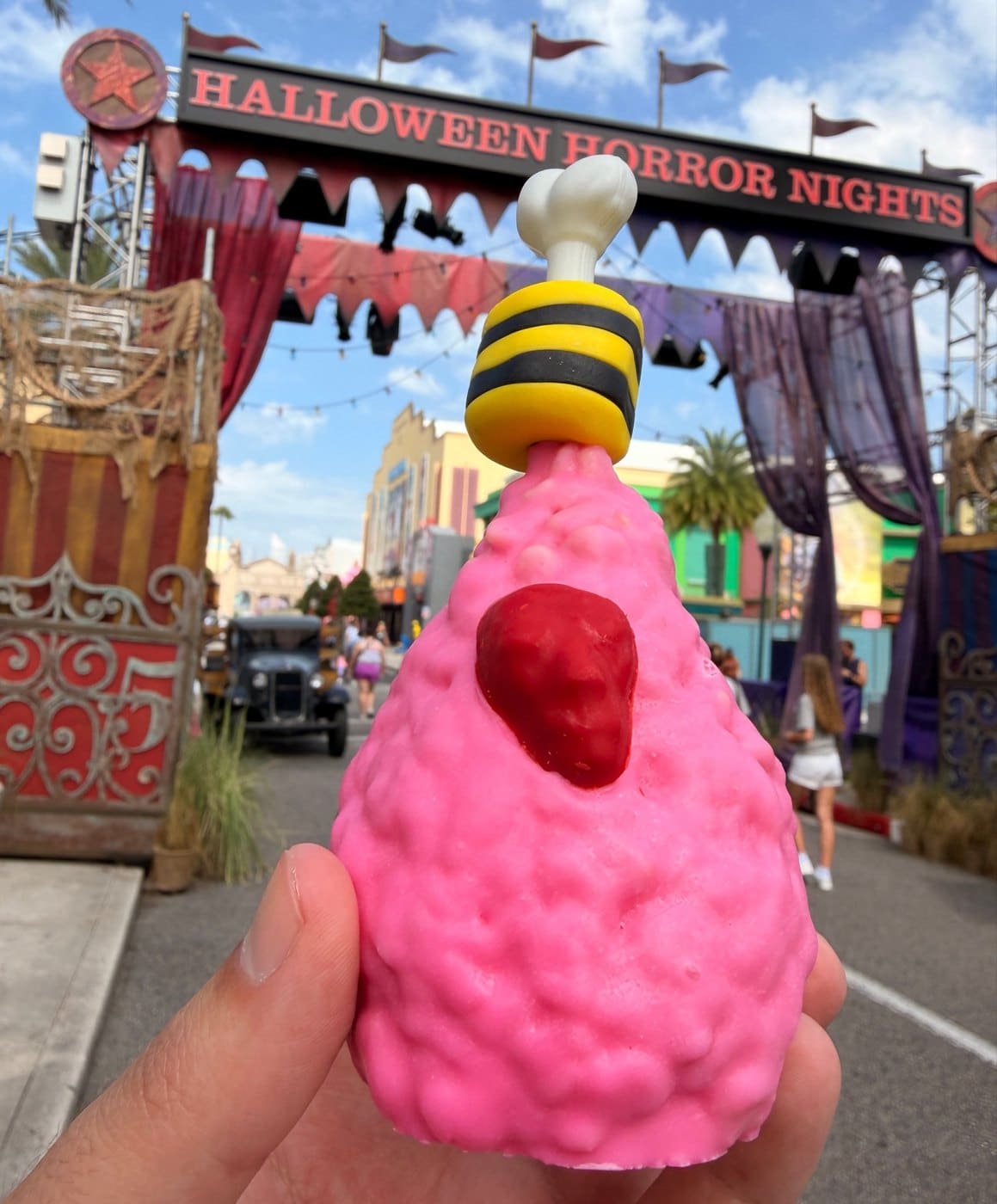 Killer Klowns Cotton Candy Cocoon Rice Treat dessert