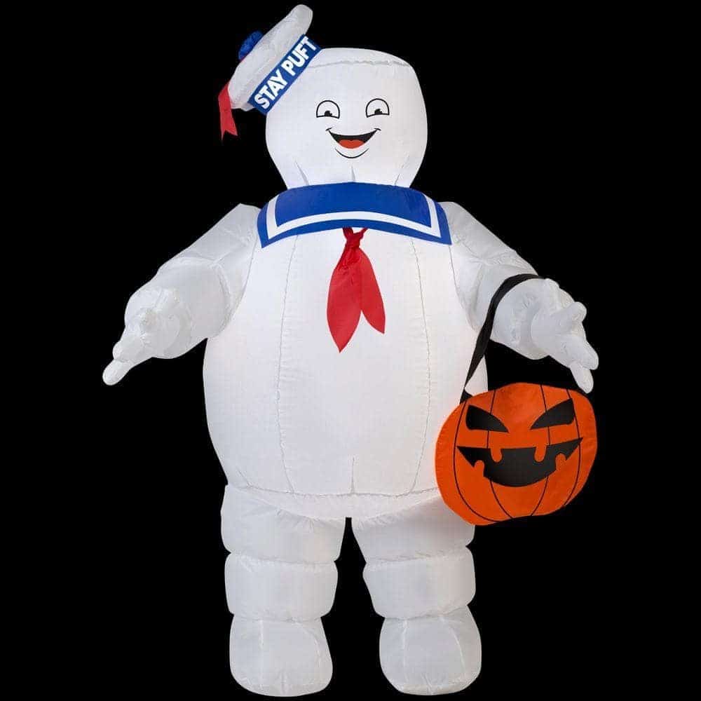 Home Depot Gemmy Stay Puft Ghostbusters Halloween inflatable