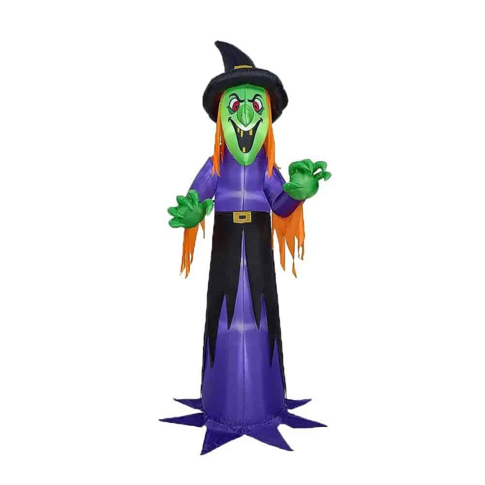 Home Depot Joyfy 12-foot witch Halloween inflatable