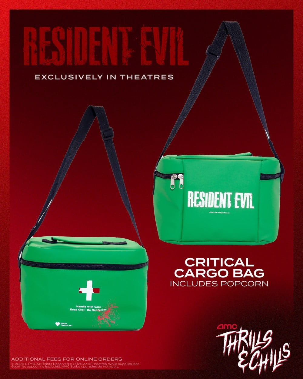 AMC's Resident Evil Critical Cargo Bag