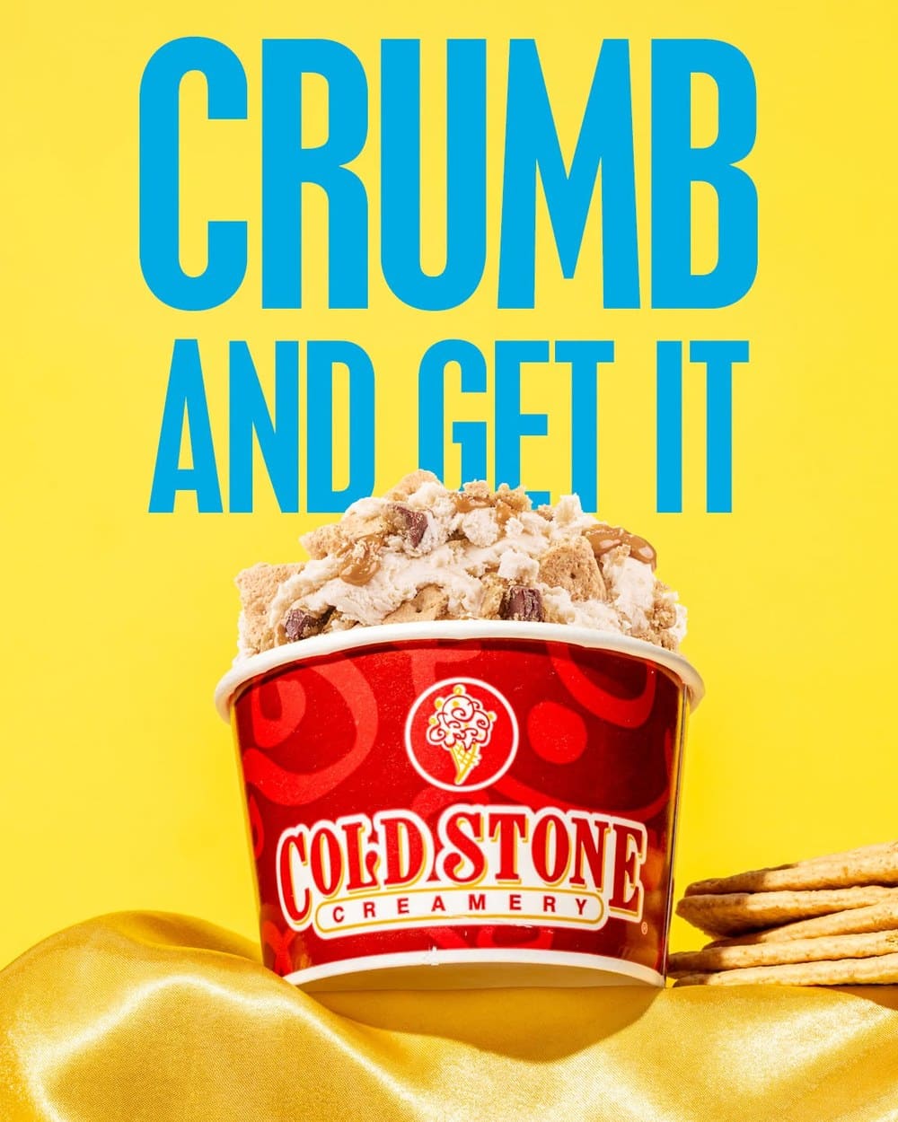 Cold Stone Crumb and Get It graham cracker ice cream Creation