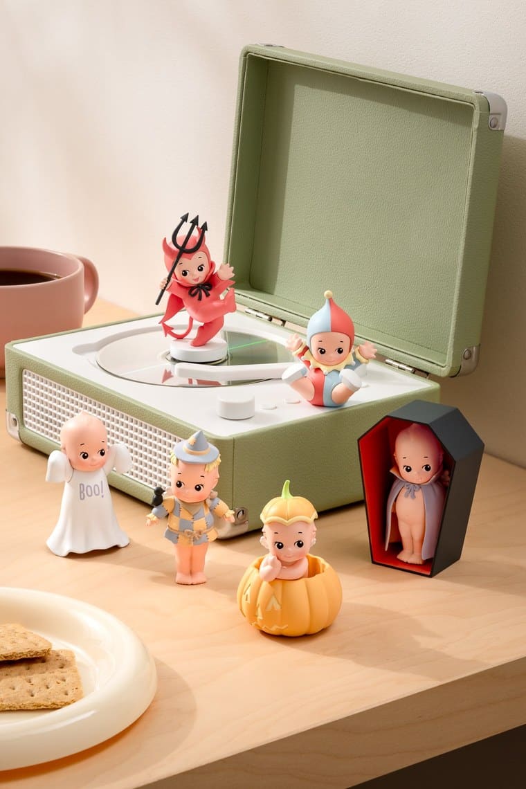 Smoko Kewpie Halloween Series 2 blind box figures: devil, jester, ghost, scarecrow, pumpkin, and vampire