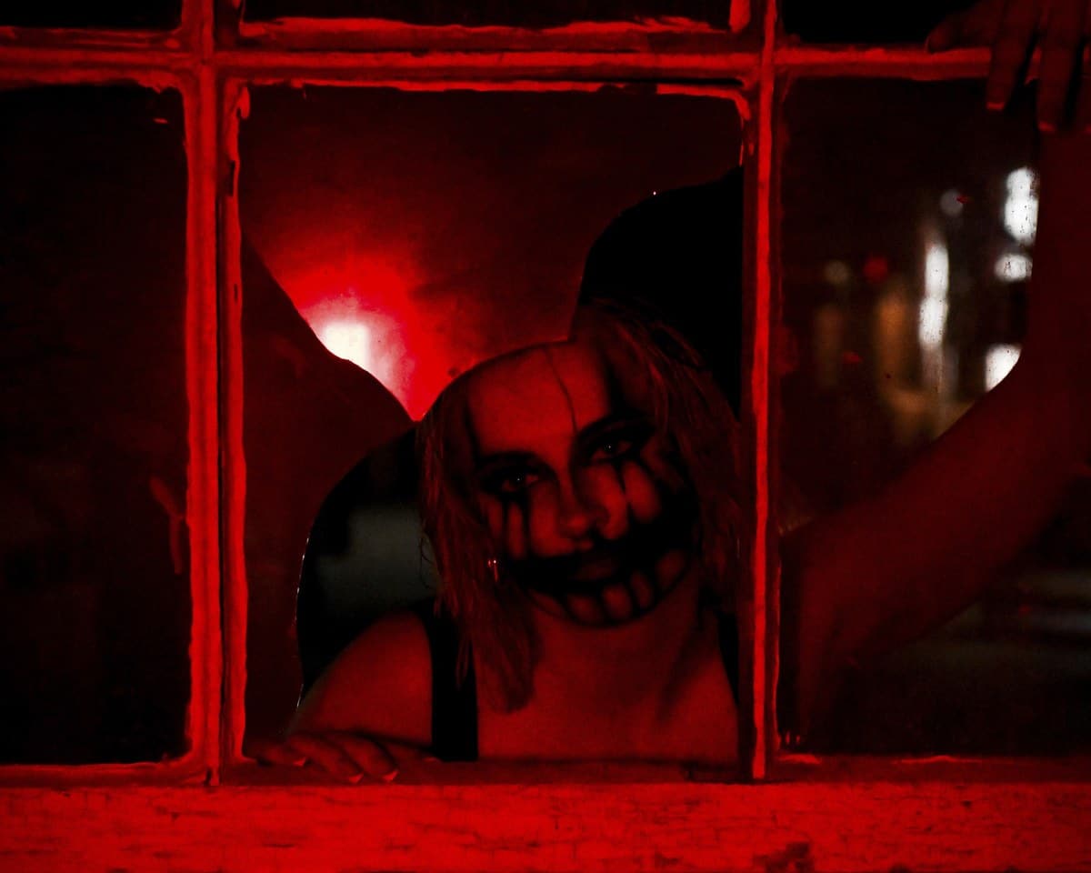 A scene from the Buford Trail of Terror set against Lake Lanier