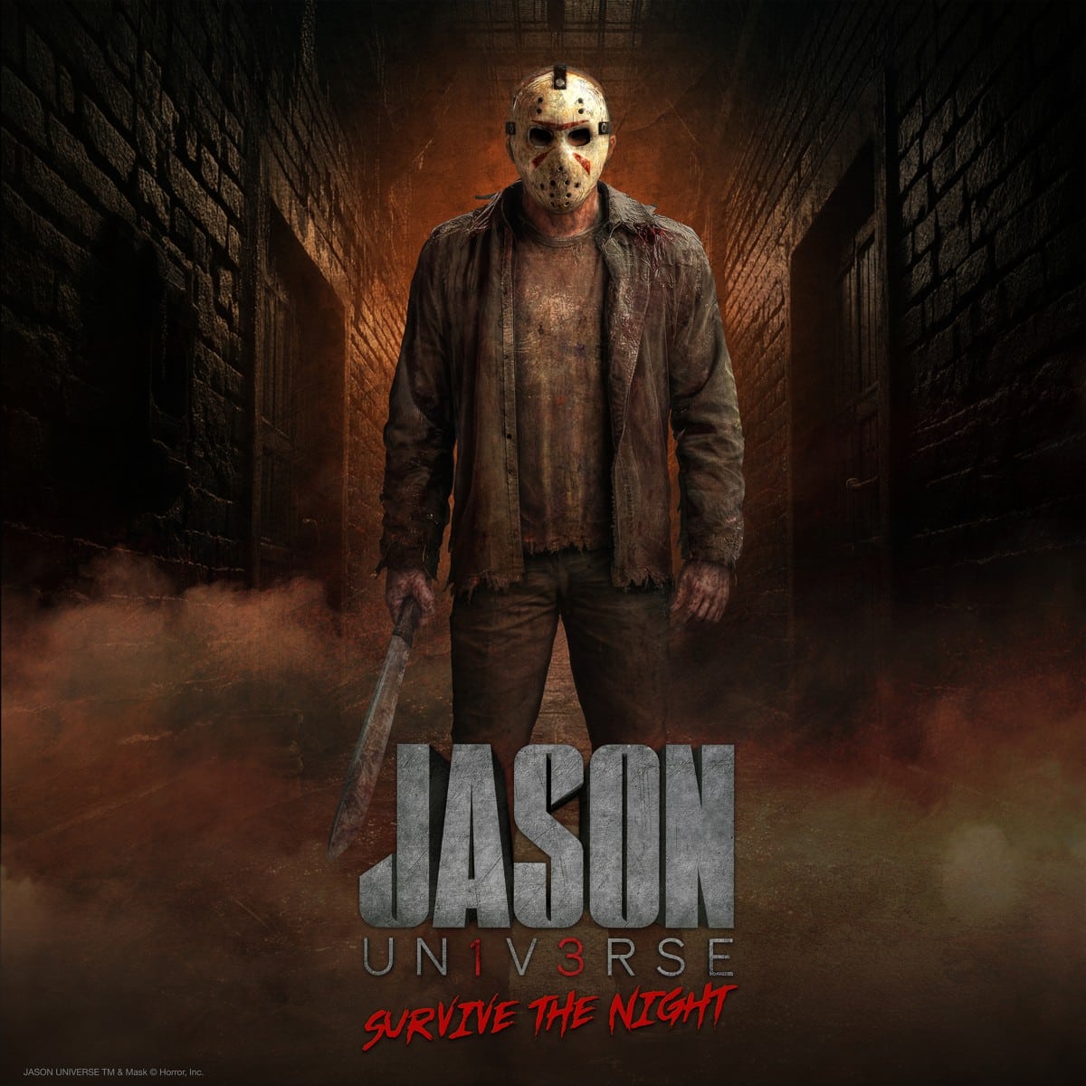 Jason Universe: Survive the Night key art, Thirteenth Floor and Horror Inc 2026