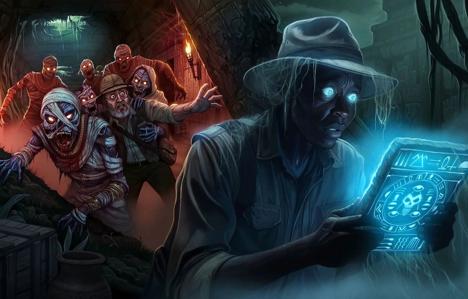 Unearthed maze key art at Knott's Scary Farm 2026