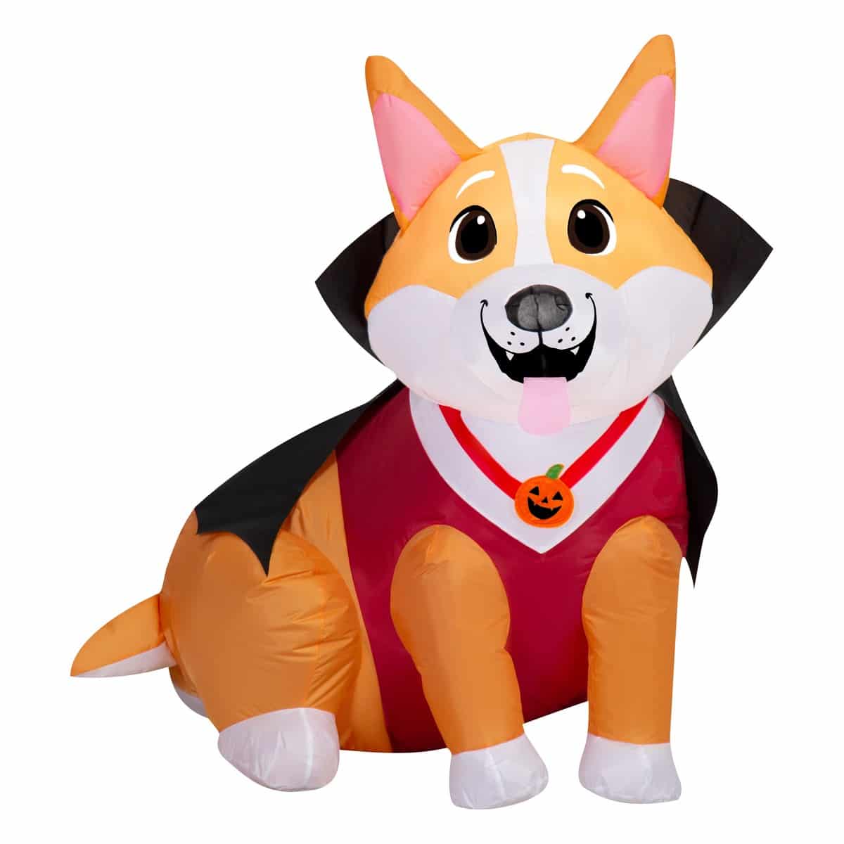 Lowe's Gemmy vampire corgi Halloween inflatable