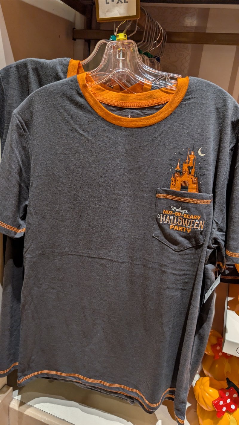 The Mickey's Not-So-Scary Halloween Party 2026 pocket t-shirt