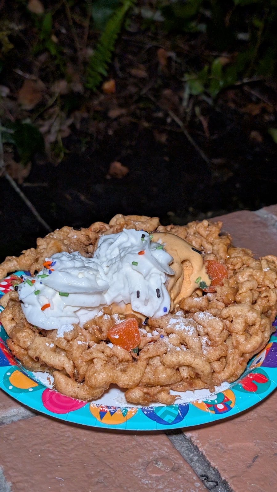 The Pumpkin-spiced Funnel Cake Sundae at Mickey's Not-So-Scary Halloween Party 2026