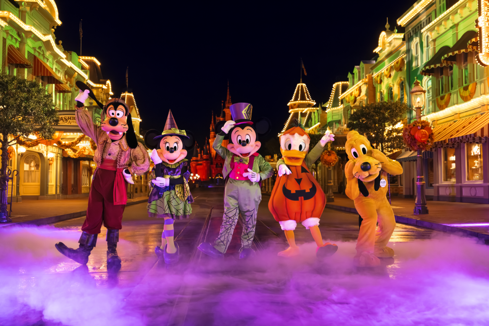 Mickey's Not-So-Scary Halloween Party characters at Magic Kingdom