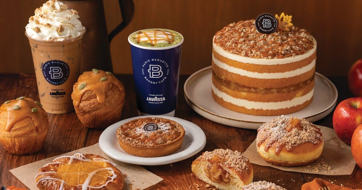 Paris Baguette caramel apple fall collection