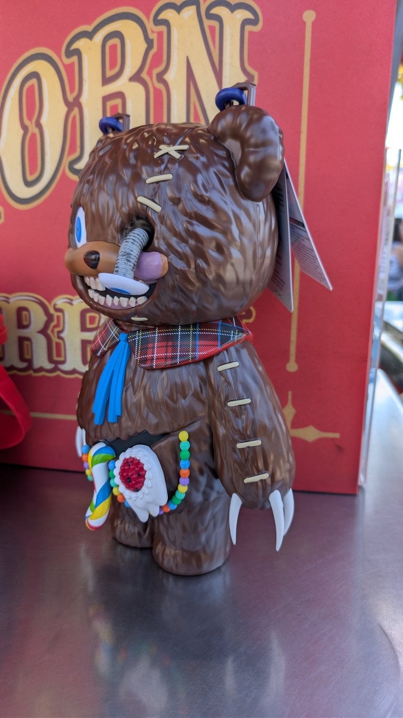 Hami Kuma werebear popcorn bucket at Halloween Horror Nights Hollywood