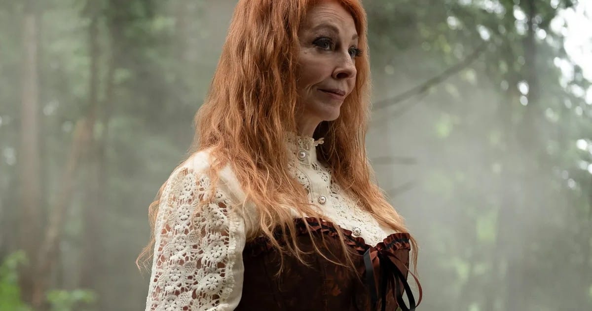 Cassandra Peterson as the witch Cassandra in R.L. Stine's Pumpkinhead 2