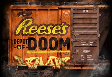 Reese's Depot Of Doom scare zone logo