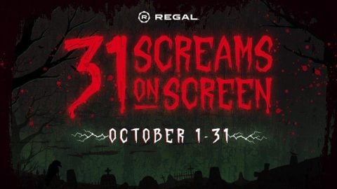 Regal 31 Screams on Screen 2026 key art, October 1-31