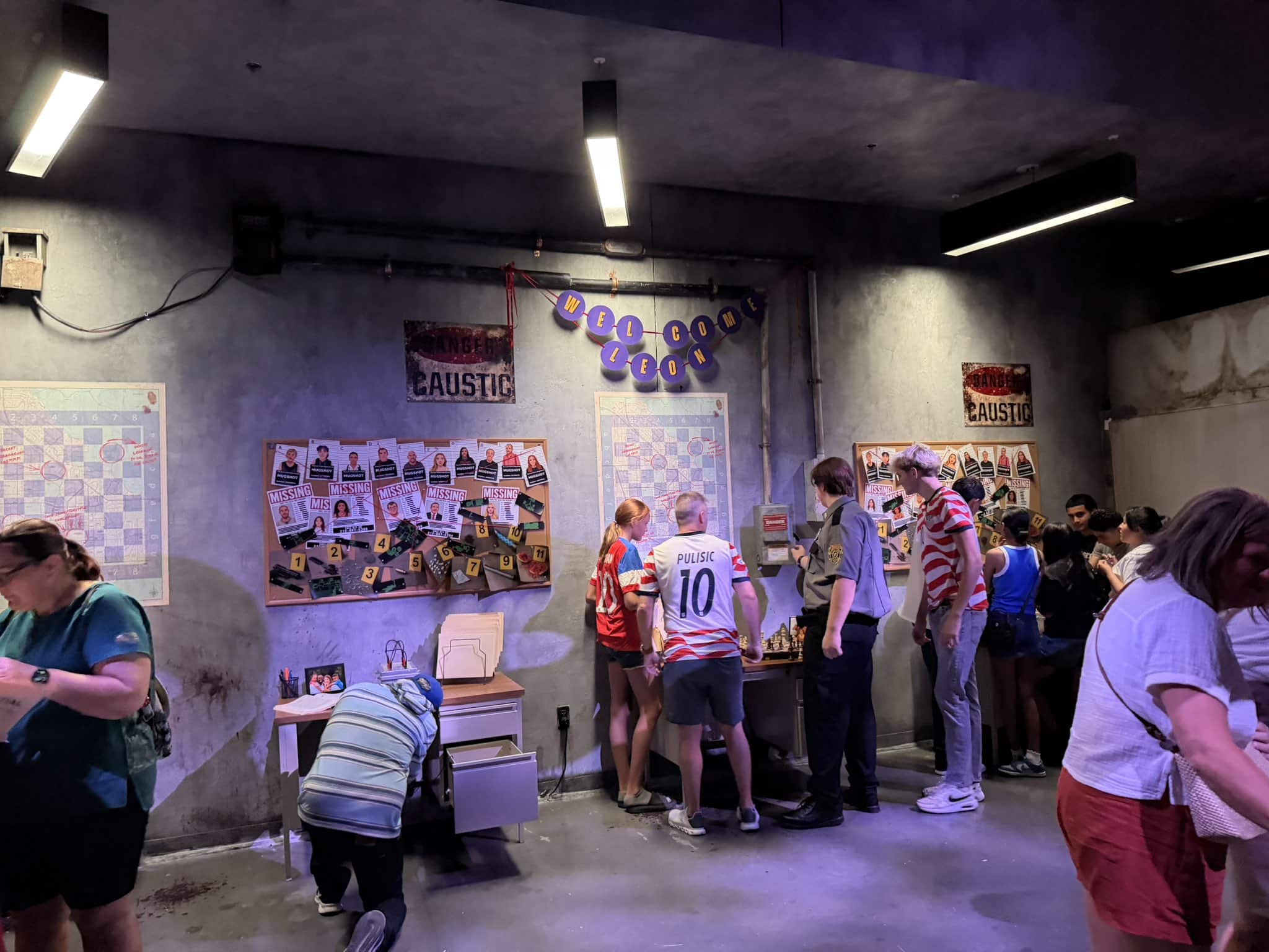 R.P.D. escape-room puzzles at Universal Horror Unleashed Las Vegas