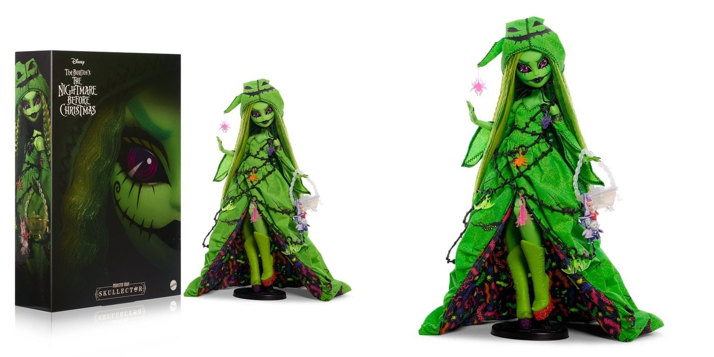 Monster High Skullector Oogie Boogie doll from The Nightmare Before Christmas