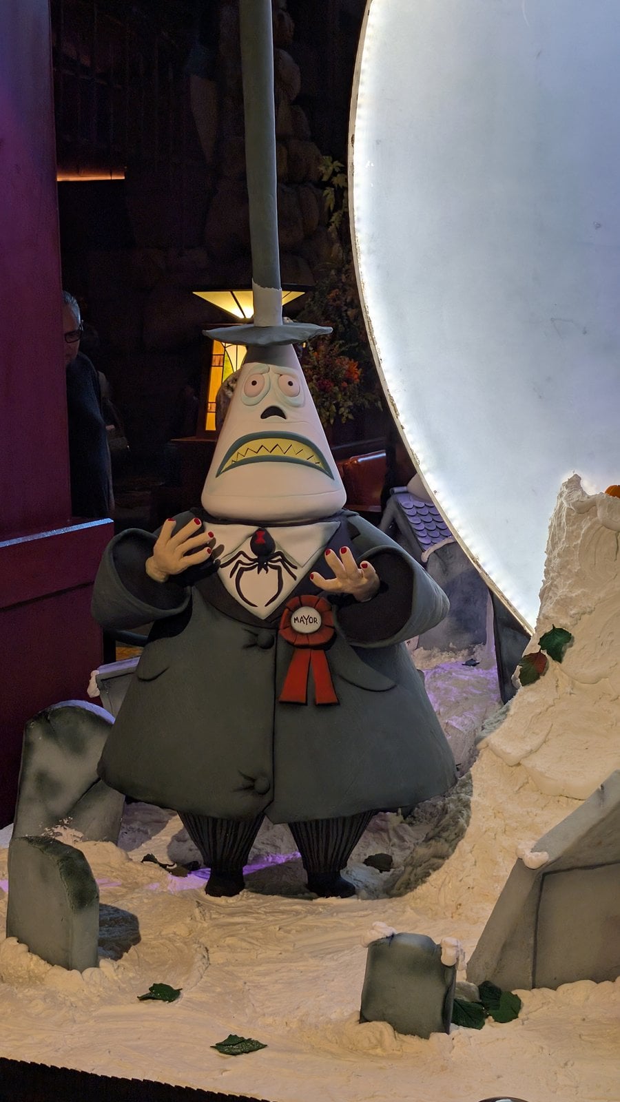 The Mayor of Halloween Town in the Spiral Hill Confectionery display