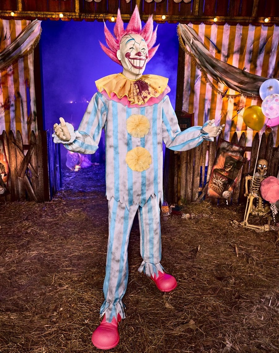Spirit Halloween 2026 Crackles carnival clown animatronic