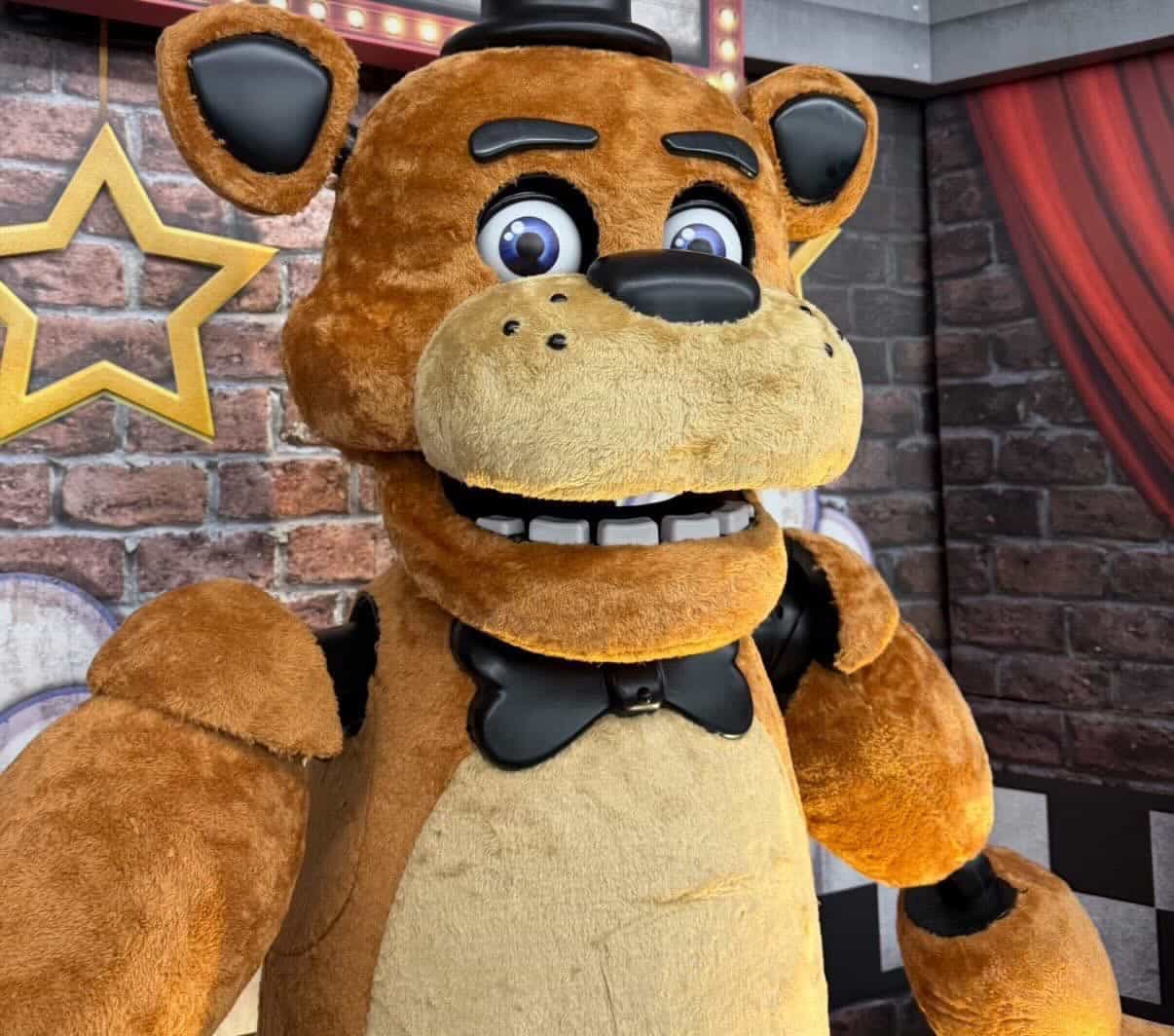 Spirit Halloween Freddy Fazbear life-size animatronic
