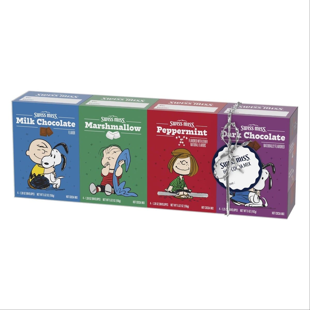 Swiss Miss Peanuts 4-Pack Hot Cocoa Box Set