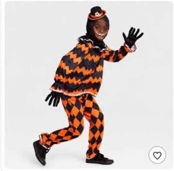 The kids clown costume Target pulled from its Hyde and EEK Boutique line